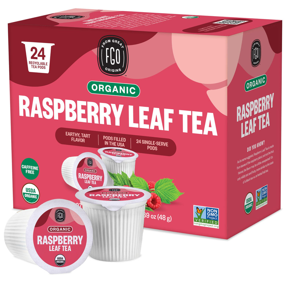 FGO close-up of K-Cup pod texture and label, highlights convenient single-serve brewing
