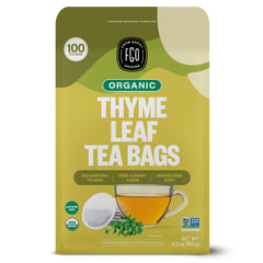 FGO front packaging showing 100-count resealable bag and organic label for convenient storage
