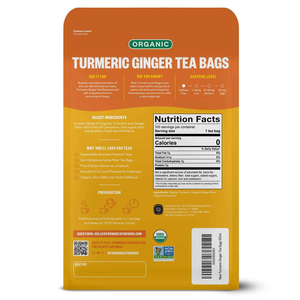 FGO close-up of hemp fiber tea bag highlighting eco-conscious construction