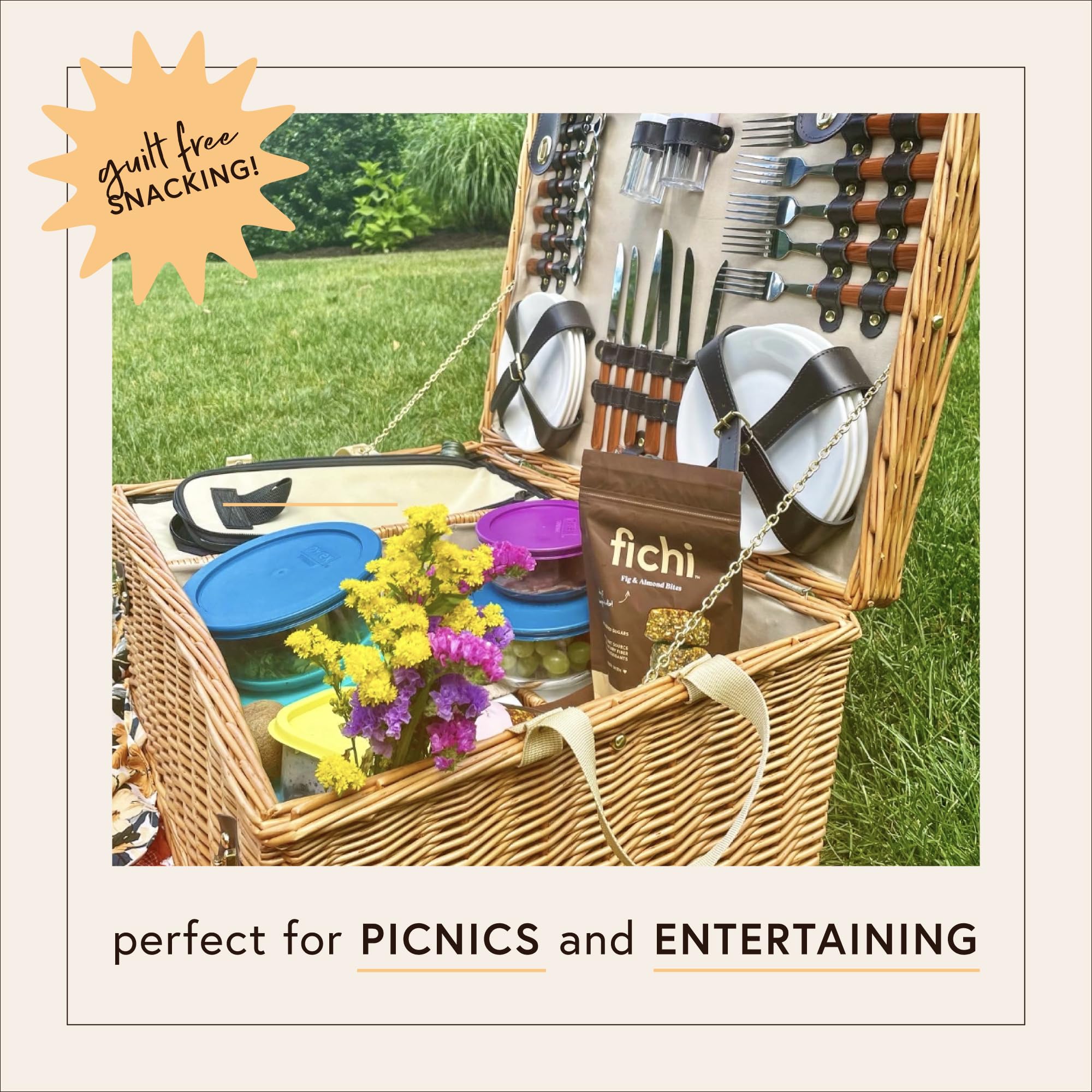 Fichi arranged on a charcuterie board with cheese, brand enhancing entertaining options