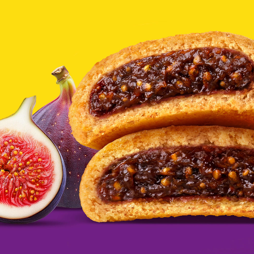 Fig Newtons paired with ice cream demonstrating an easy dessert pairing option