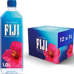FIJI front packaging showing 12-pack and reliable supply benefit