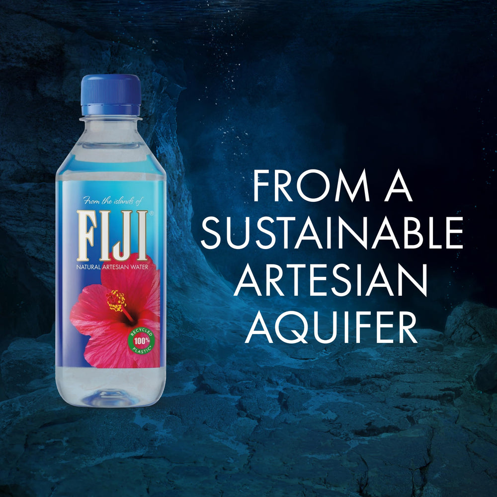 FIJI bottle on dining table illustrating presentation and hospitality appeal