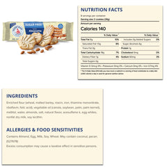 FIJIAN MADE Voortman almond pieces on cookie showing real-nut crunch benefit