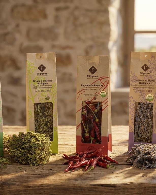 FILIPPONE chilies in a kitchen setting suggesting artisanal use and rustic appeal