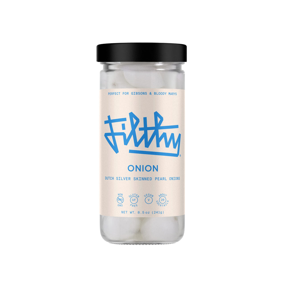 Filthy Food front jar view showing label and resealable lid for easy storage