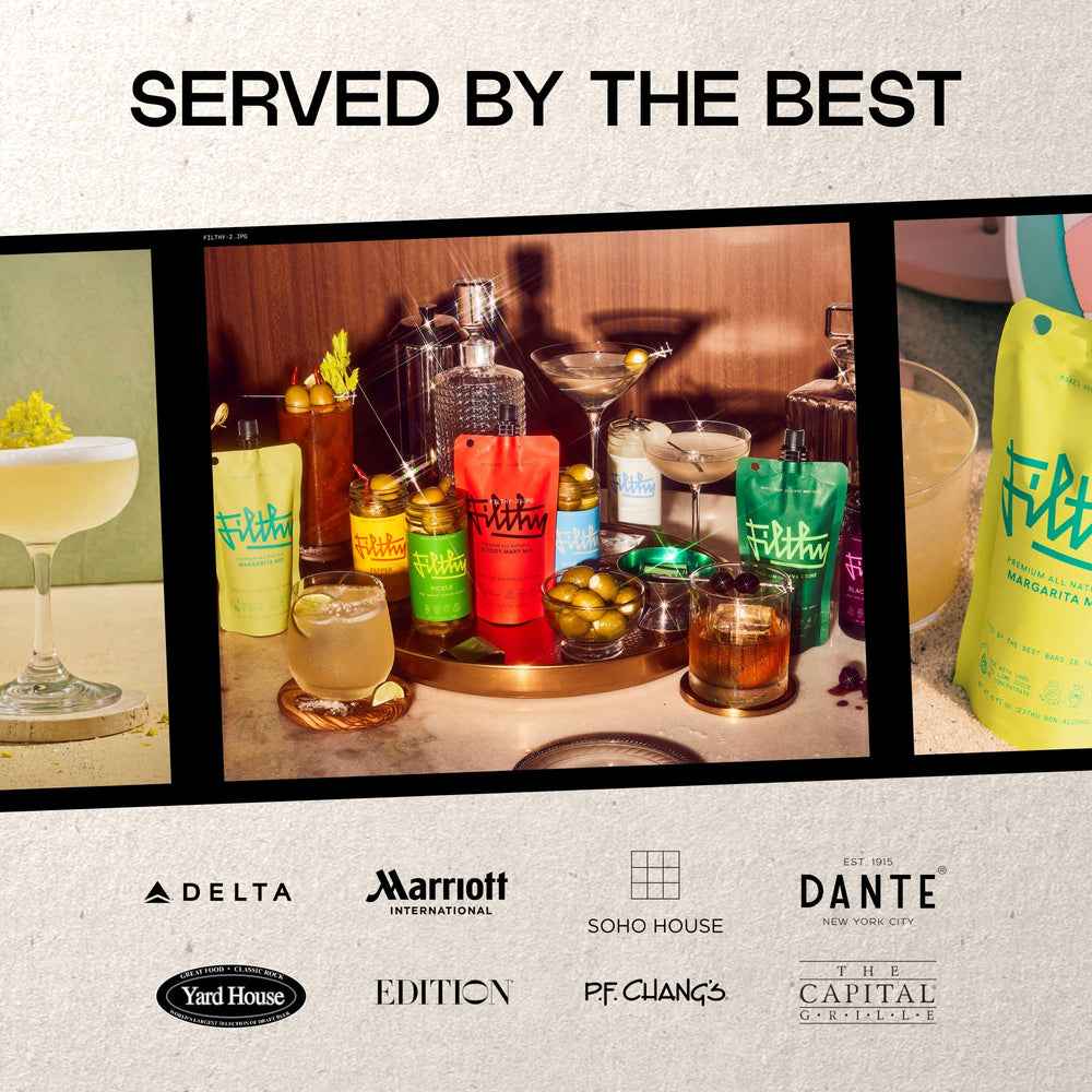 Filthy Margarita in a party setting with friends showcasing consistent bar-quality cocktail results
