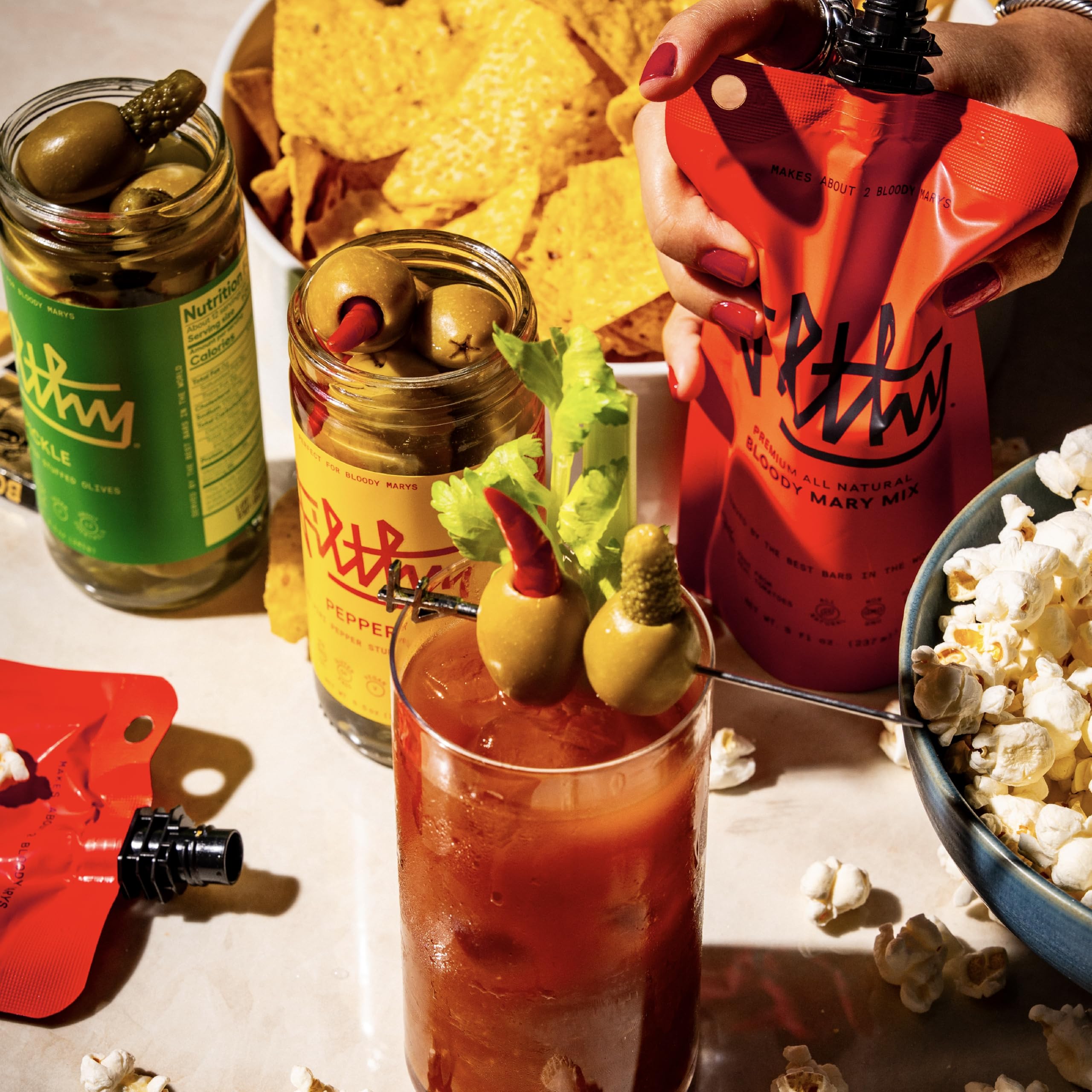 Filthy mix pouches close-up highlighting single-serve freshness and flavor