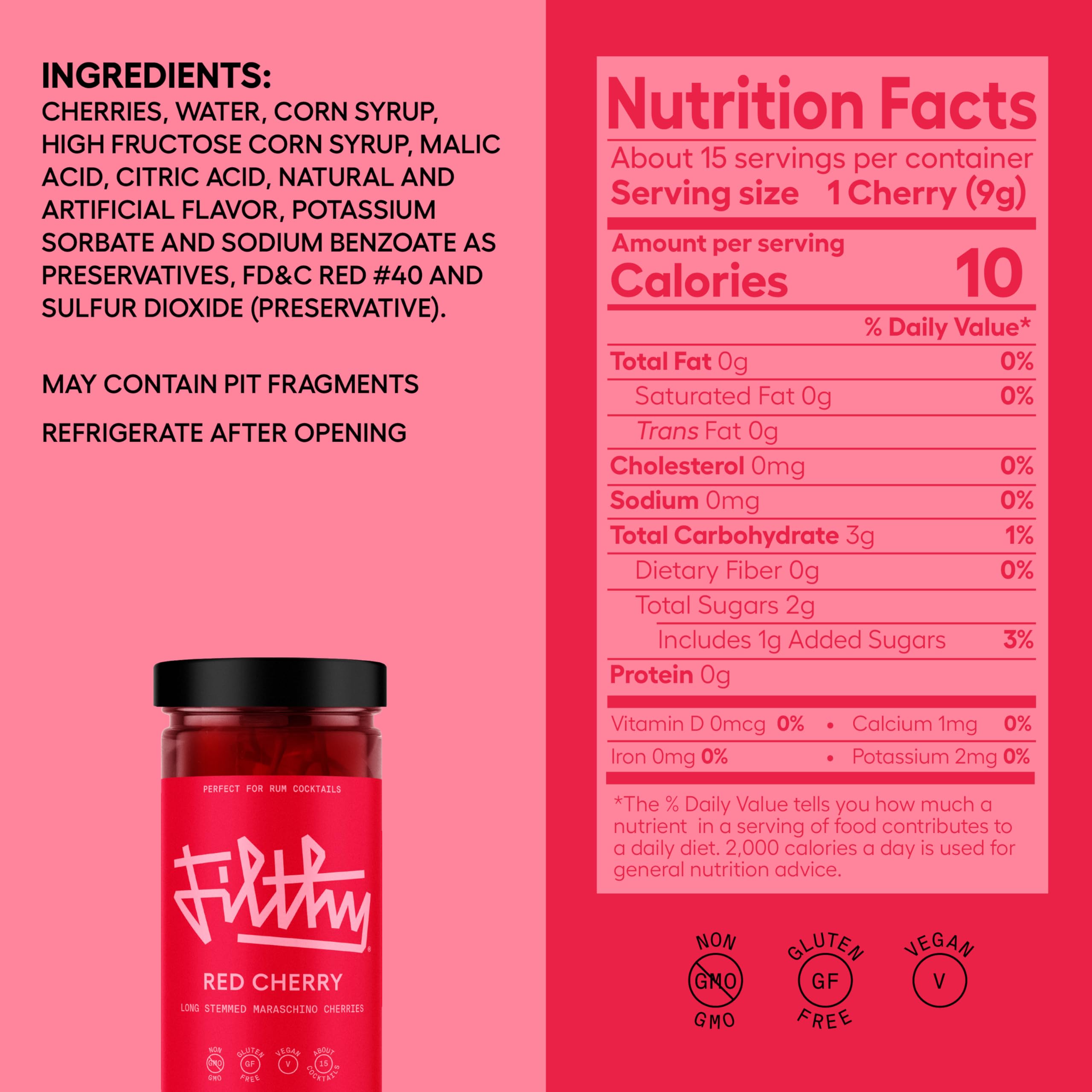 Filthy Food 9 oz jar next to measuring spoon showing size and portioning benefit