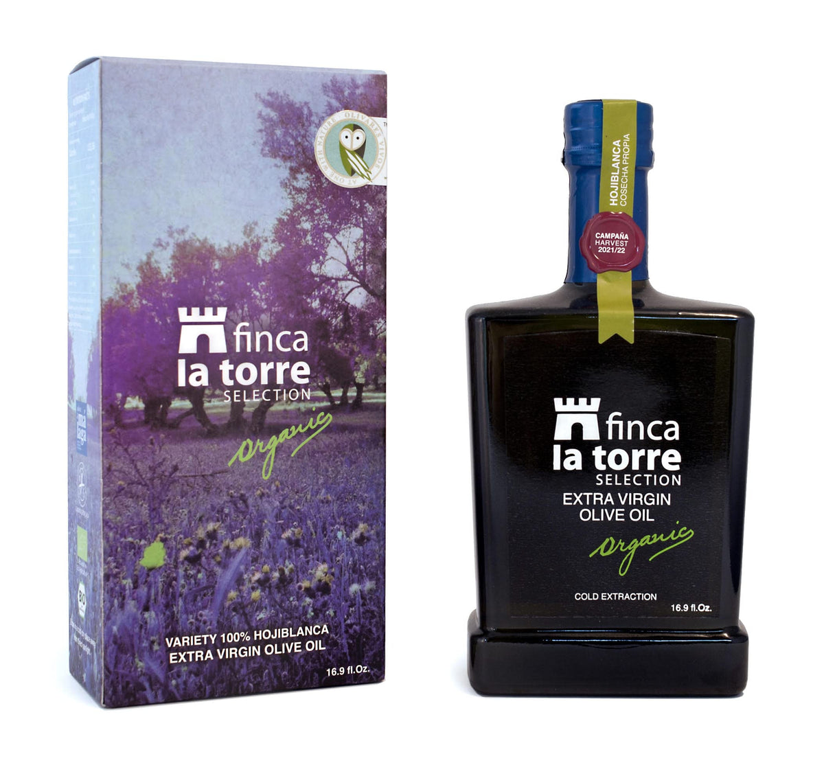 Finca La Torre front bottle shot showing premium packaging and origin