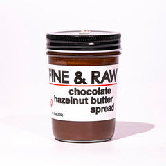 Fine & Raw front jar view showing organic label and premium design for shelf appeal