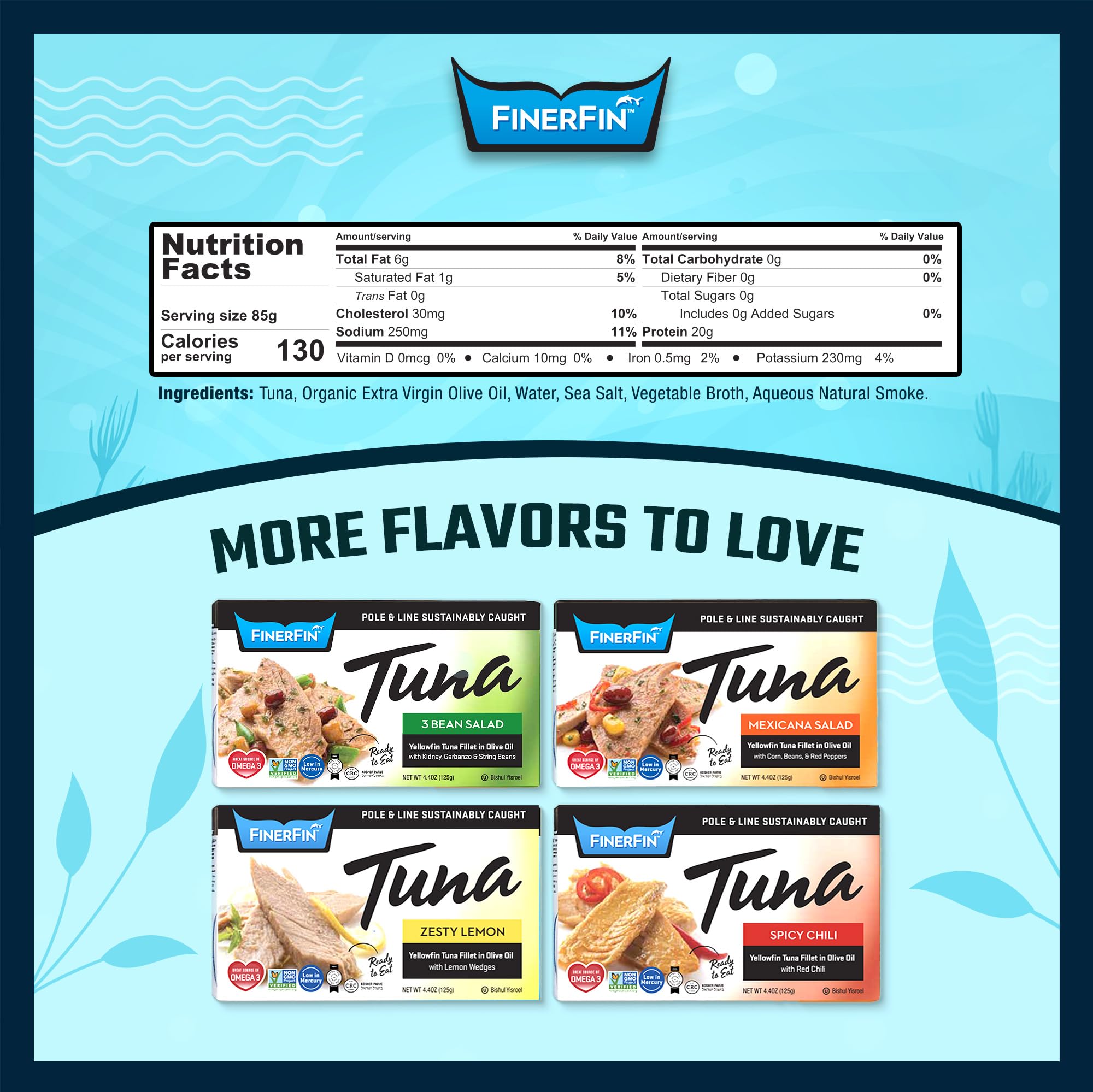 FinerFin picnic lifestyle image outdoors conveying travel-friendly ready-to-eat tuna