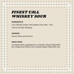 Finest Call bottle beside a measuring cup to show 1 L size and easy portion control