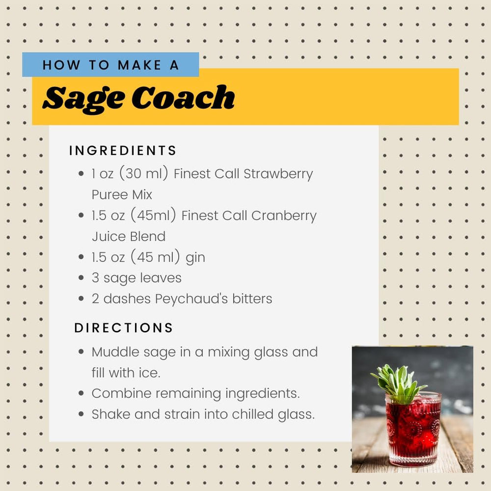 Fresh California strawberries beside a Finest Call bottle highlighting real-fruit sourcing