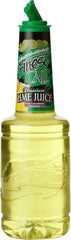 Finest Call lime juice front label showing bright citrus, easy-pour convenience