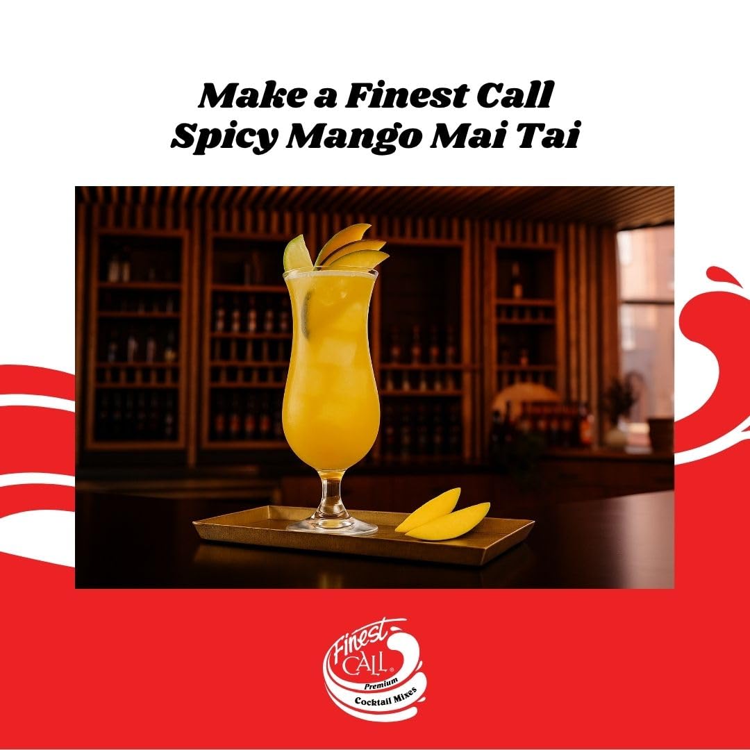 Finest Call mango in cocktail use demonstrating authentic flavor boost
