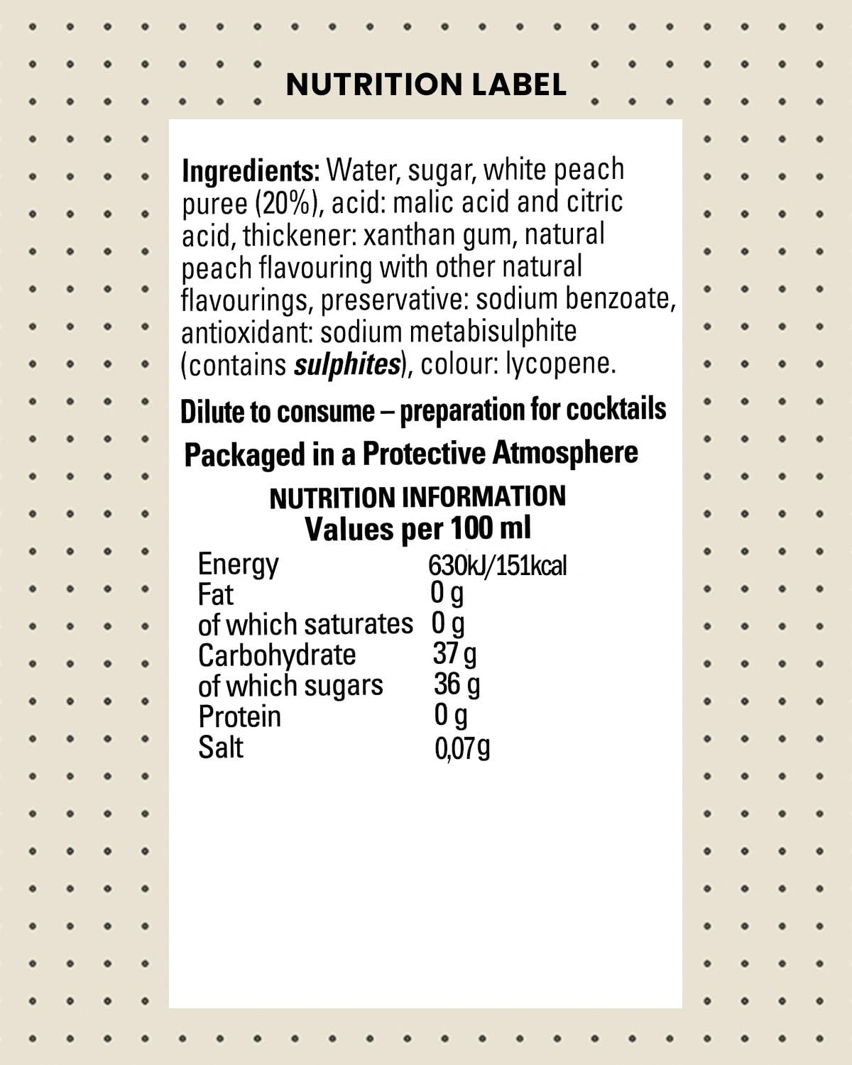 Finest Call bottle beside a glass to show 1 L size and portion planning benefit
