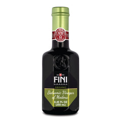 Fini bottle front packaging showing brand and size, enhances pantry presentation