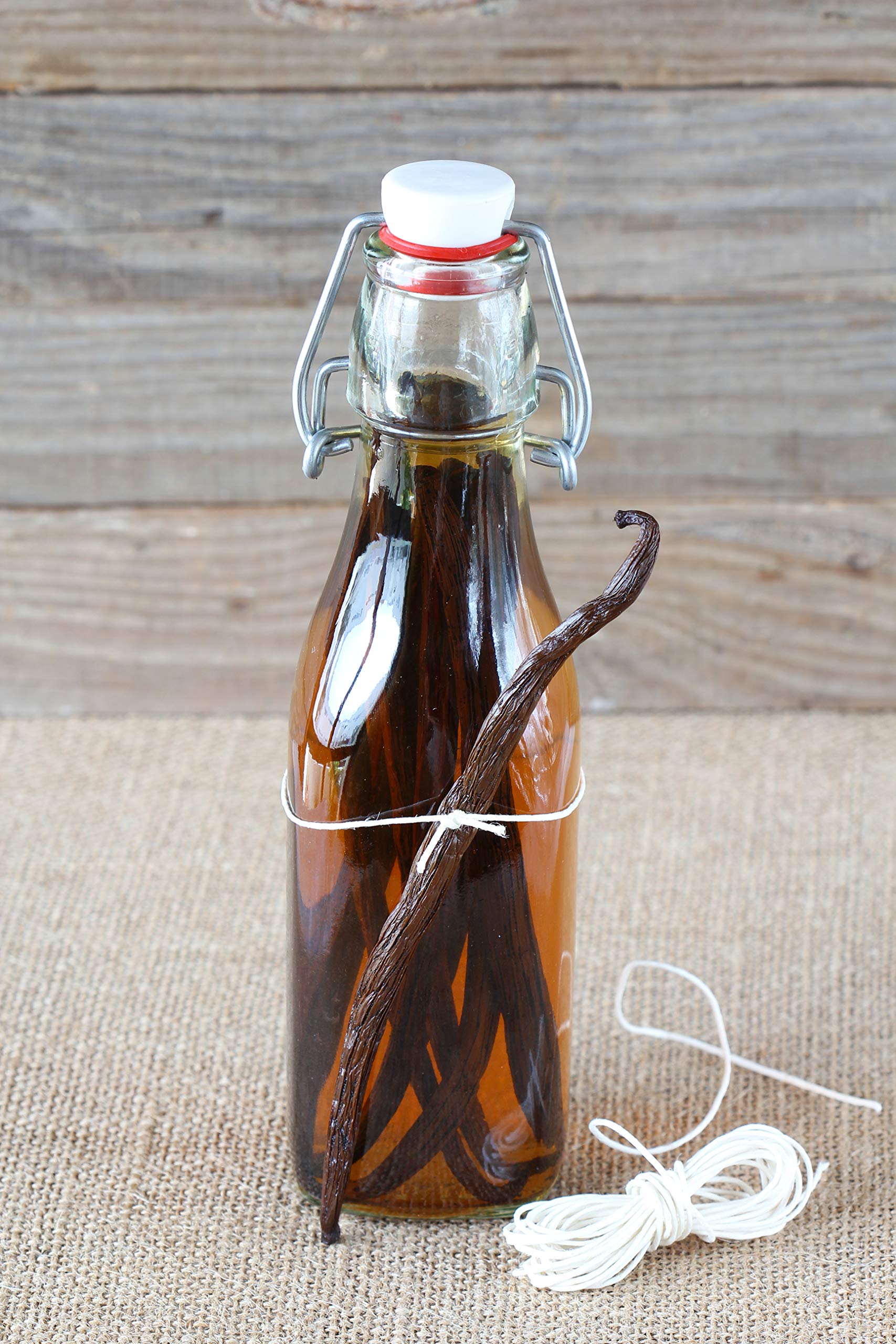 Vanilla Bean Kings finished extract bottle labeled showing homemade flavor payoff