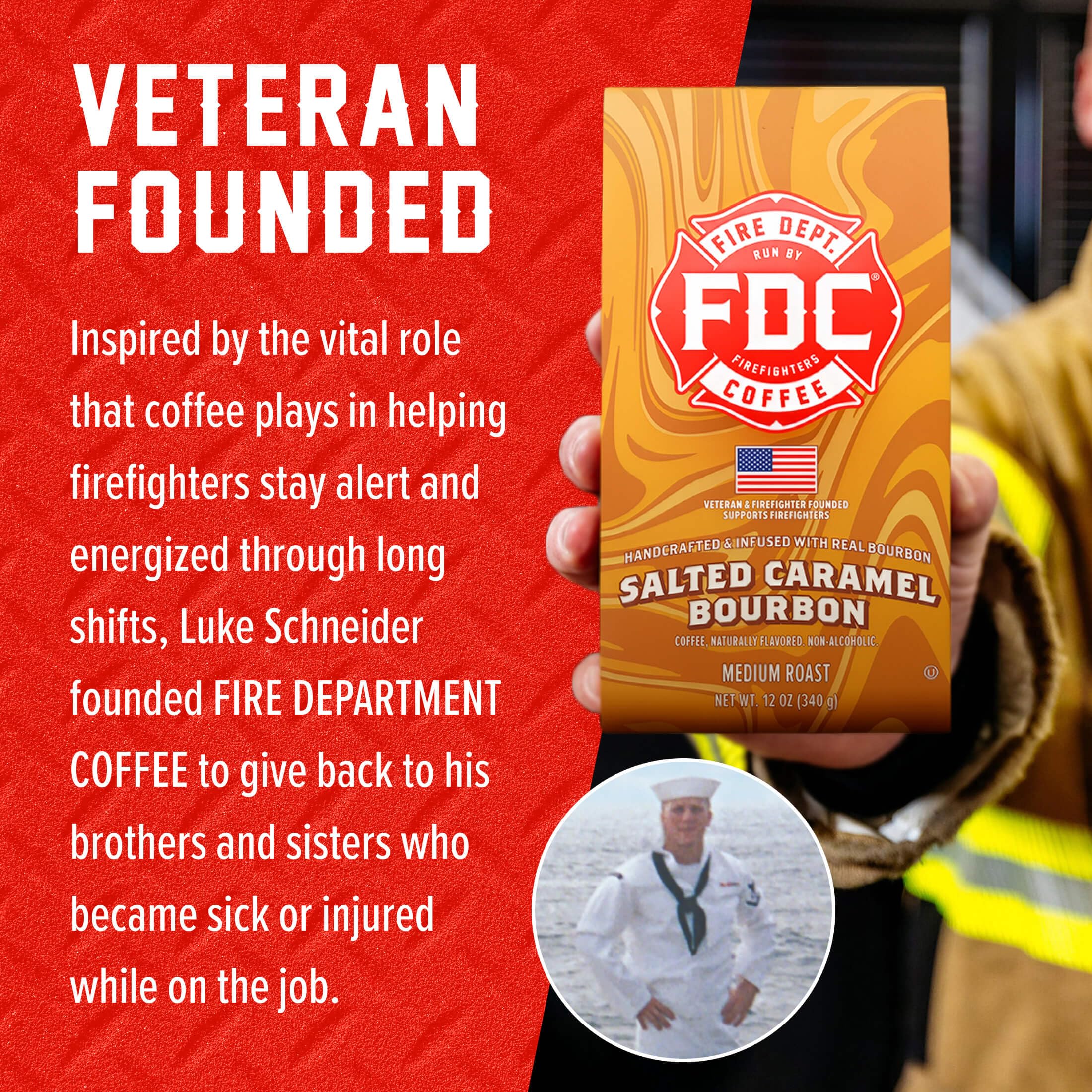 Fire Department Coffee in a morning kitchen setting suggesting comforting routine and community