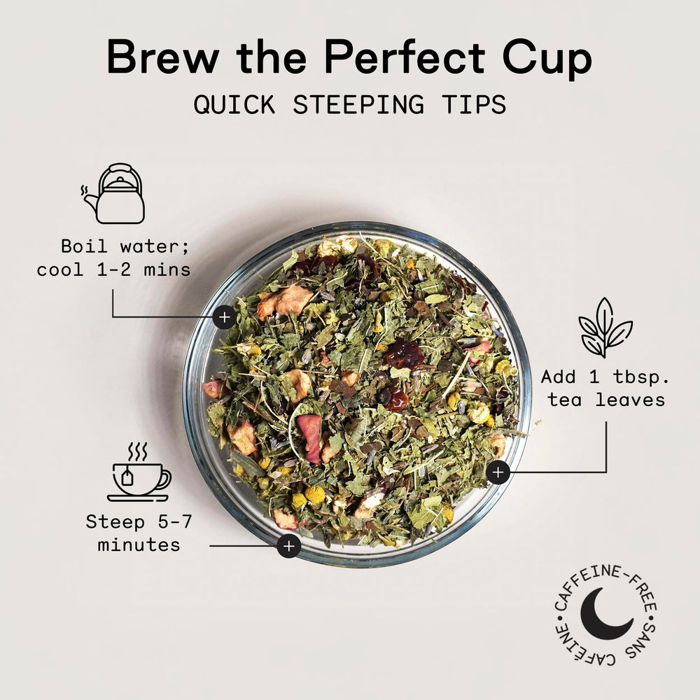 Firebelly Tea loose leaf close-up exhibiting whole flowers and freshness