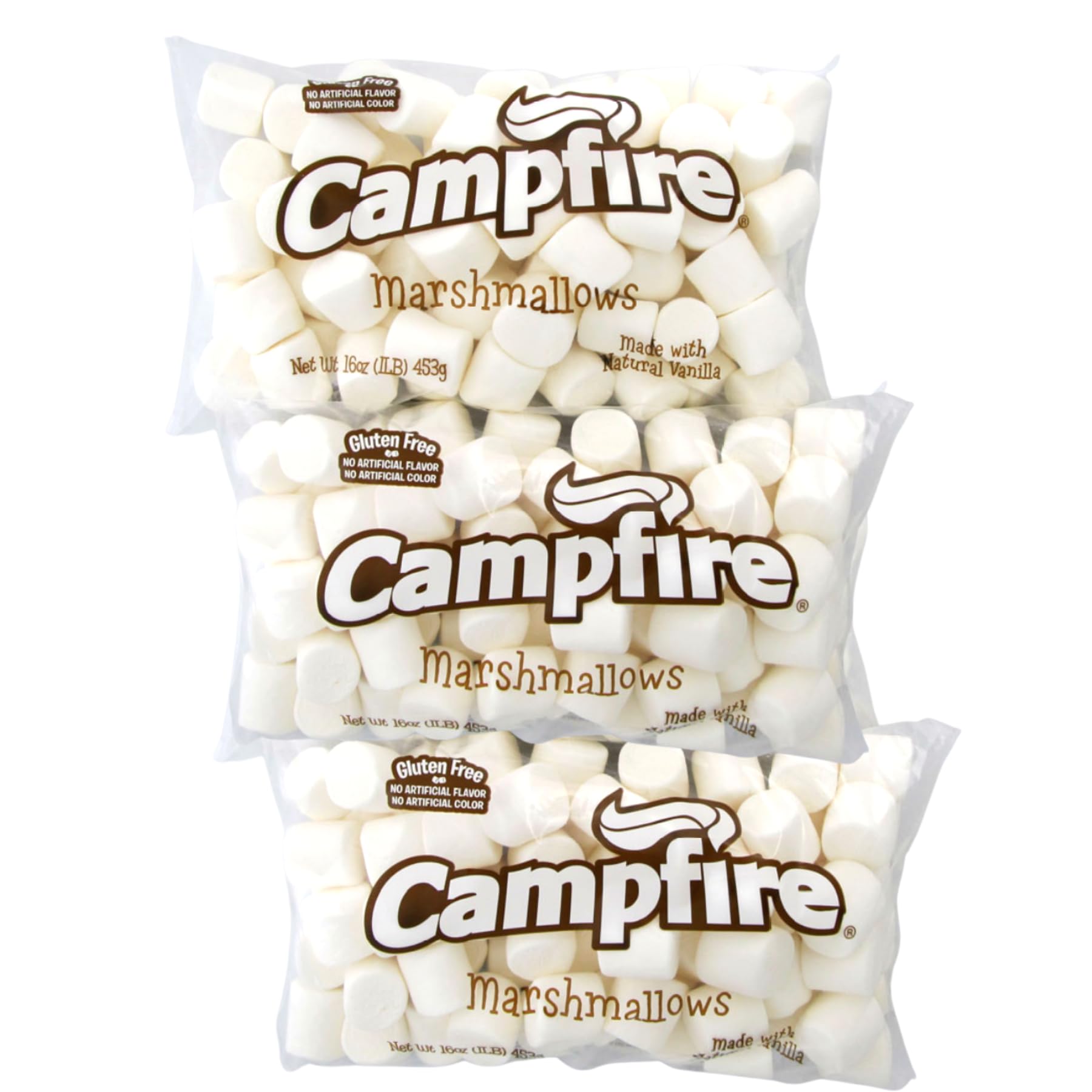 Firestix front packaging showing three 16 oz bags and branding benefit freshness