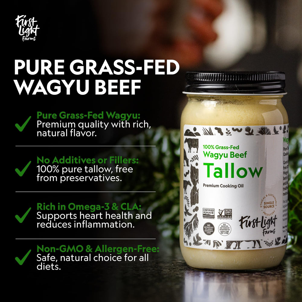 First Light spoonful of tallow texture close-up showing creamy spreadability benefit