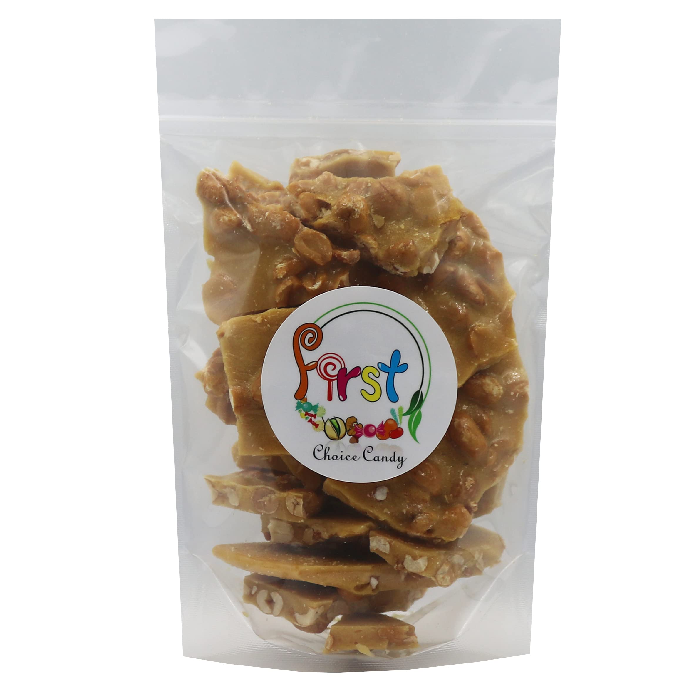 FirstChoiceCandy peanut brittle in bowl, ready to serve at parties