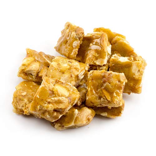 FirstChoiceCandy brittle held in hand for scale, shows generous portions