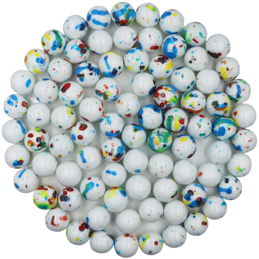 FirstChoiceCandy jawbreaker held in hand showing one-inch size for portion reference