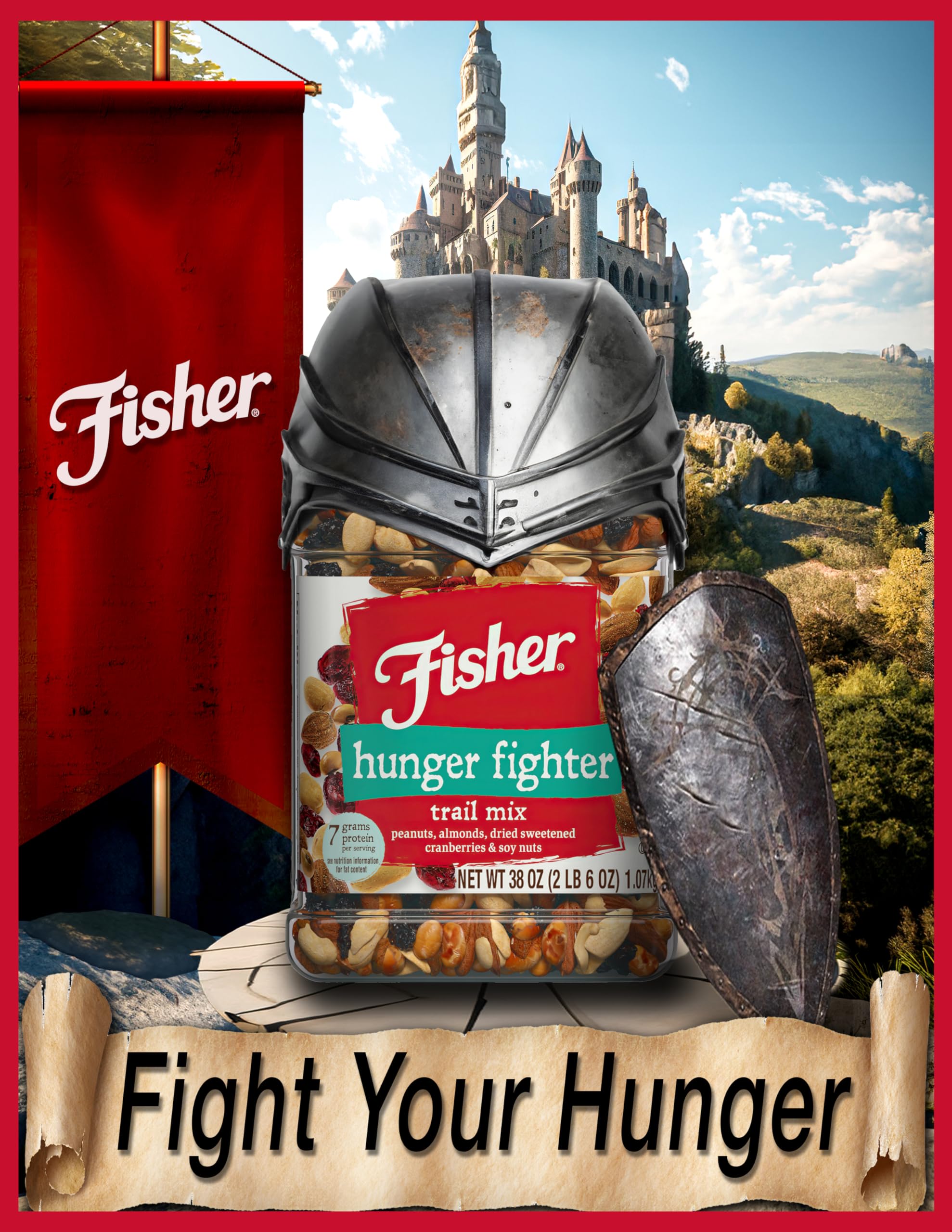 CHEF'S NATURALS Fisher product label and ingredient list highlighting quality sourcing reassurance