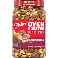 CHEF'S NATURALS front canister showing label and 24-ounce size, clear view for shelf-ready storage benefit