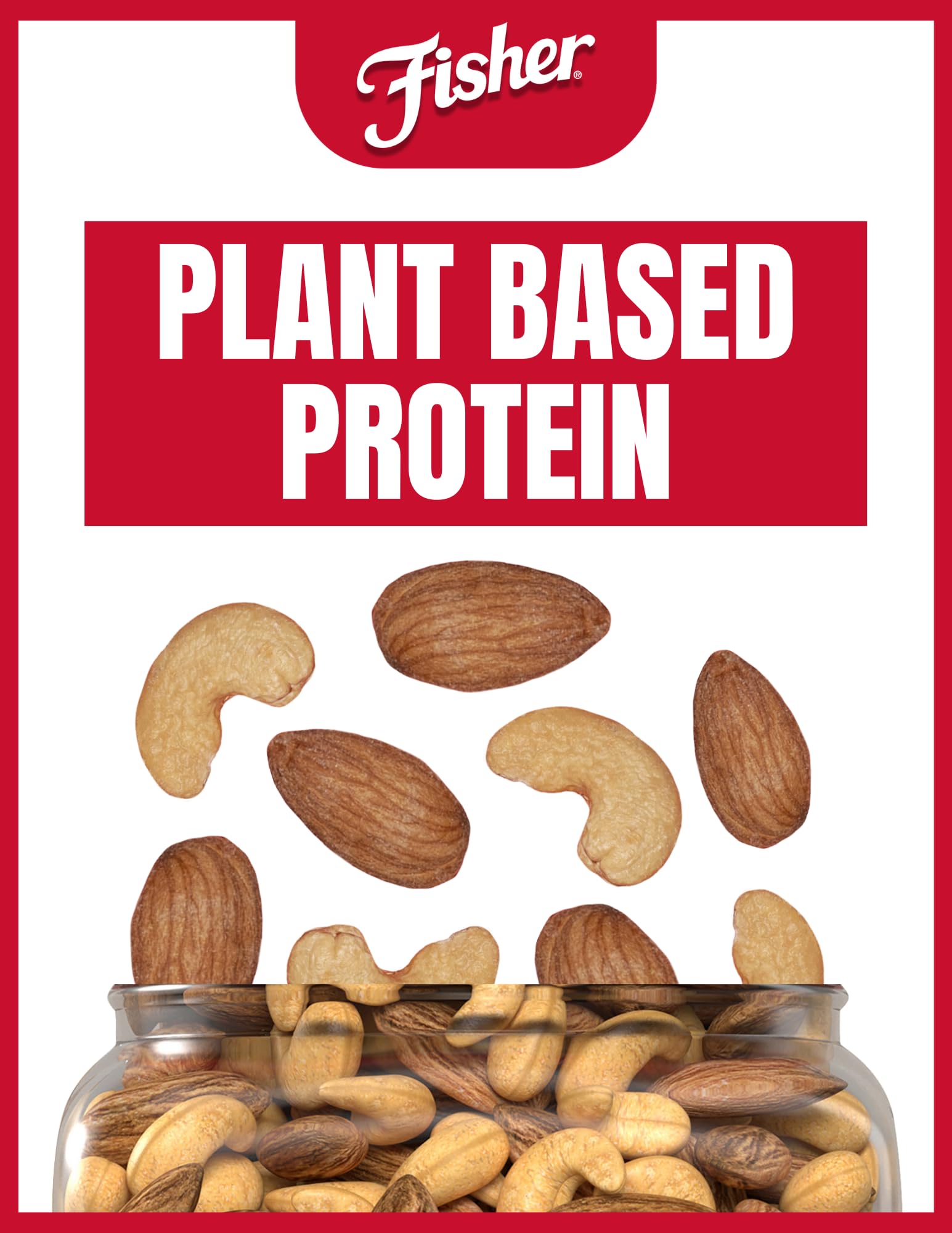 CHEF'S NATURALS almond detail highlighting oven-roasted texture and savory sea-salt seasoning