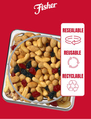 CHEF'S NATURALS Fisher trail mix in a bowl ready to eat for quick snacking
