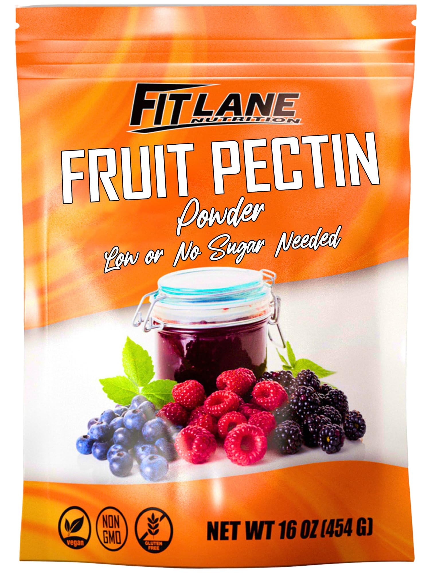 Fit Lane Nutrition front packaging showing 1 lb pouch and branding for clarity