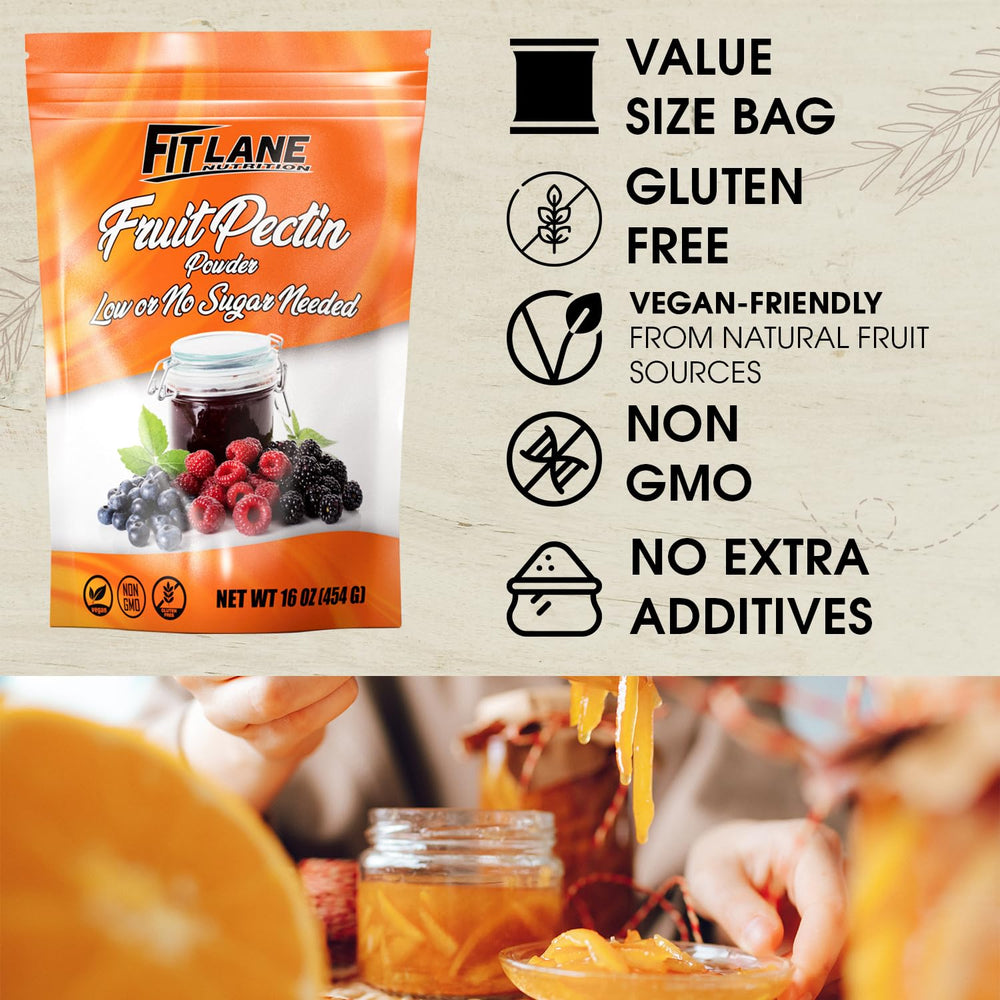 Fit Lane Nutrition nutrition and ingredient label highlighting natural non-GMO