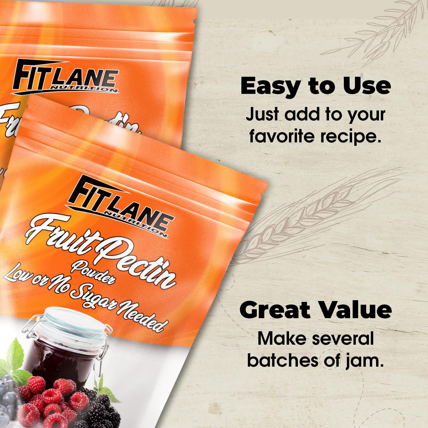 Fit Lane Nutrition poured preserve in jar showing smooth texture and shine
