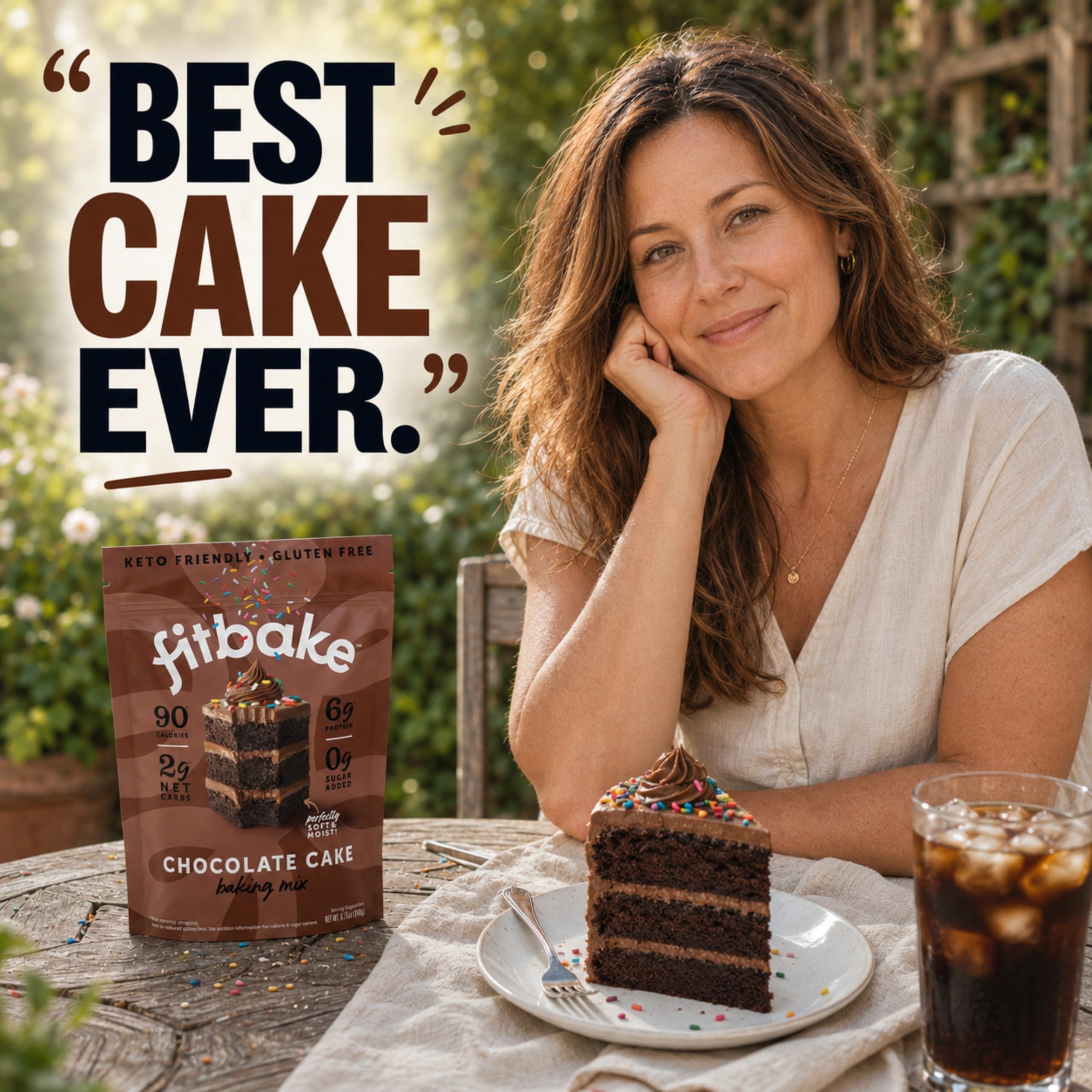 FitBake cupcakes served with sugar-free icing demonstrating easy customization benefit