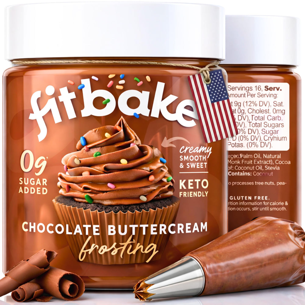 FitBake front label showing product name and benefits