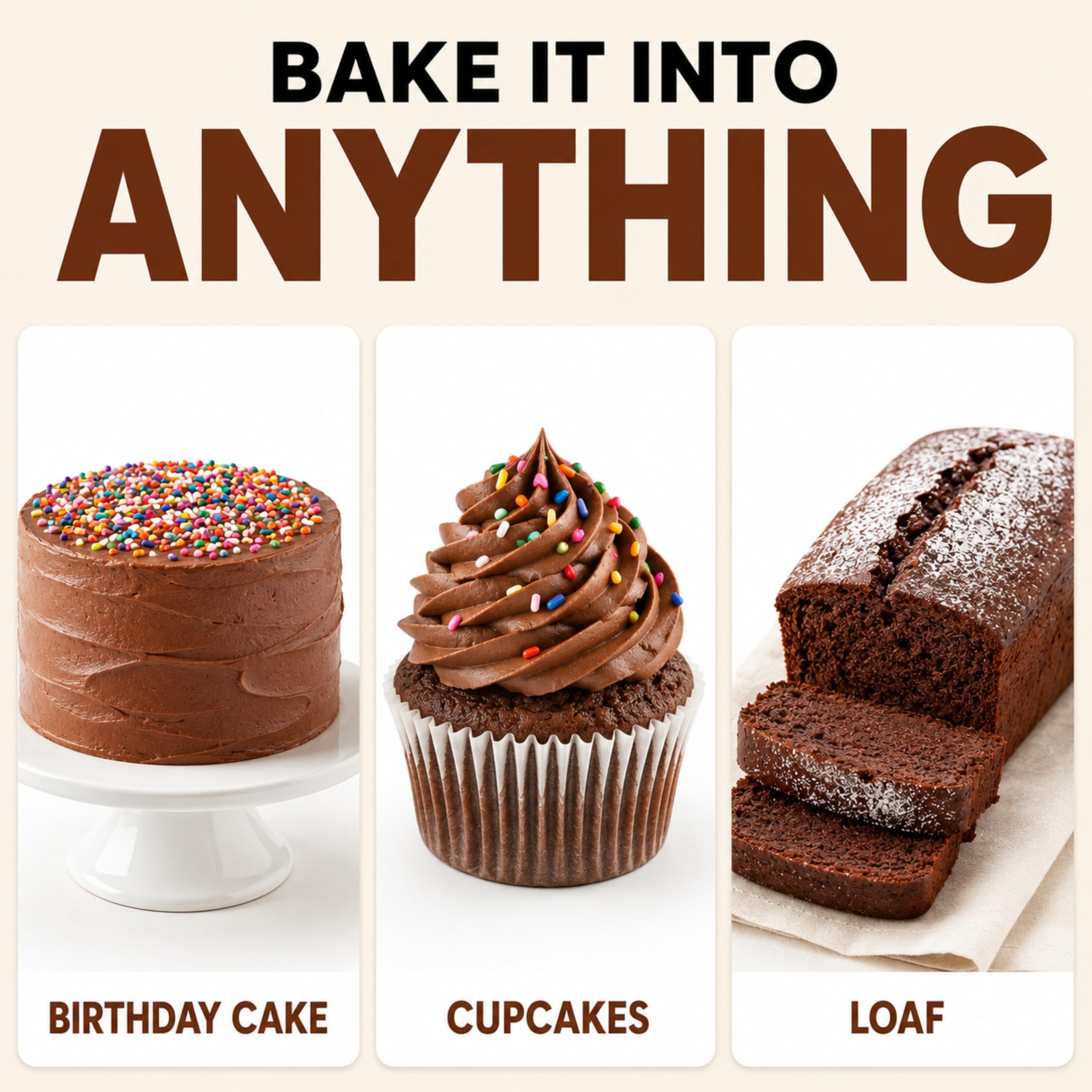 FitBake cake in kitchen lifestyle serving moment showing family-friendly low carb benefit