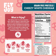 FitJoy pretzel twist close-up showing crunchy texture and bold seasoning