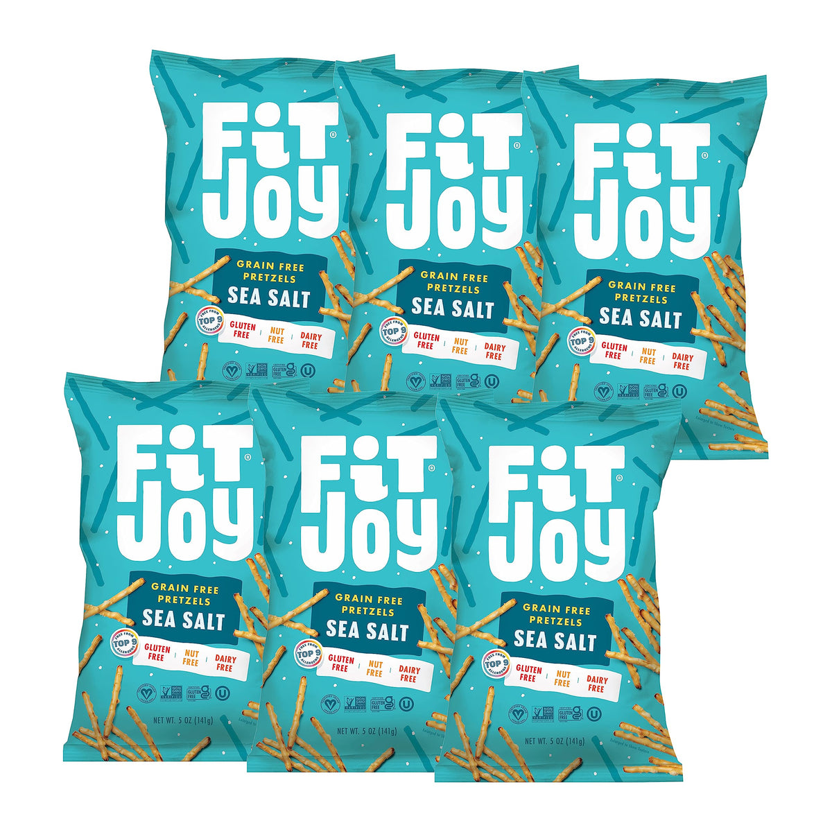 FitJoy front packaging showing 5 oz bag and branding, convenient grab-and-go