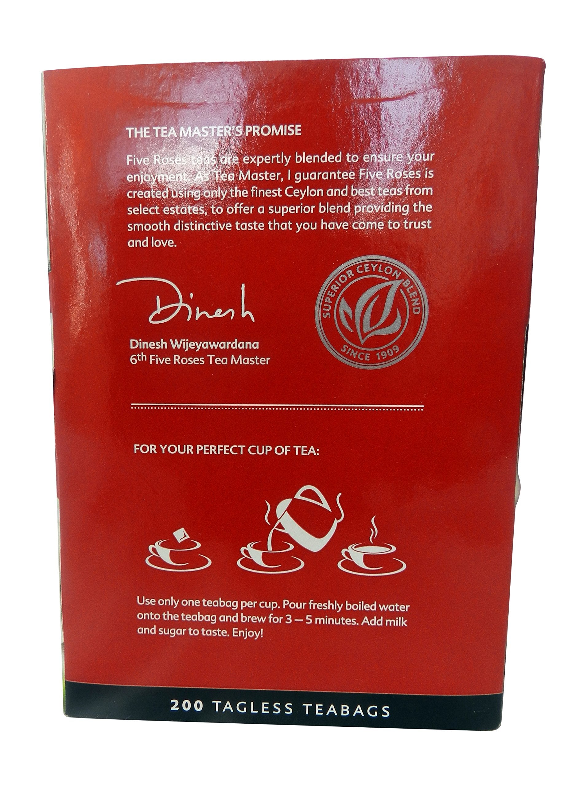 Five Roses brewed cup in a kitchen scene showing warm inviting flavor