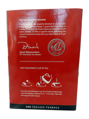 Five Roses brewed cup in a kitchen scene showing warm inviting flavor