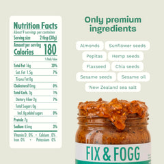 Fix & Fogg open jar top showing natural oil separation and easy mixing benefit