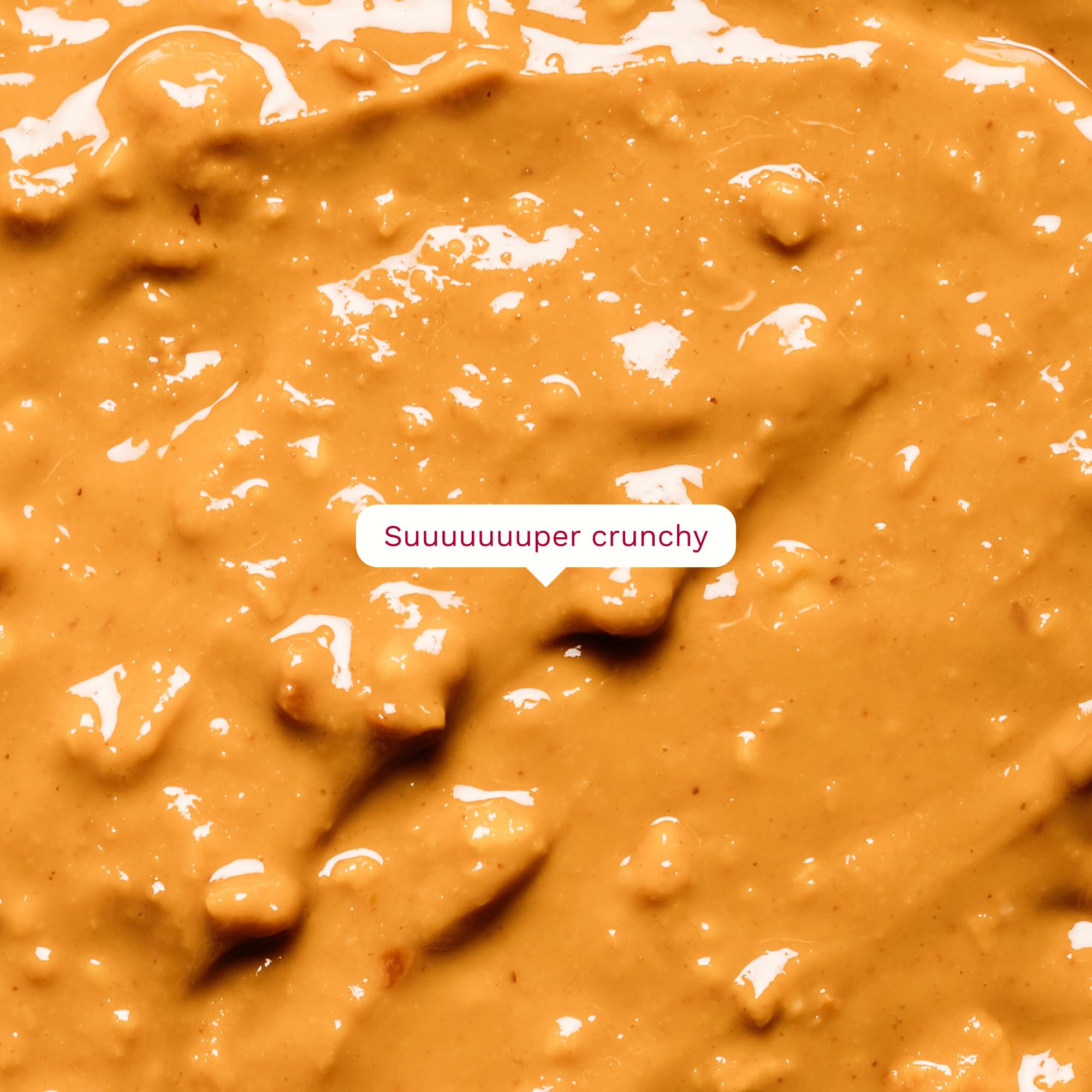 Fix & Fogg spoonful close-up showing crunchy peanut pieces and texture