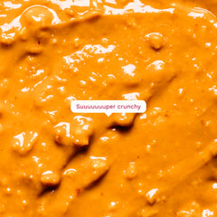 Fix & Fogg spoonful close-up showing crunchy peanut pieces and texture