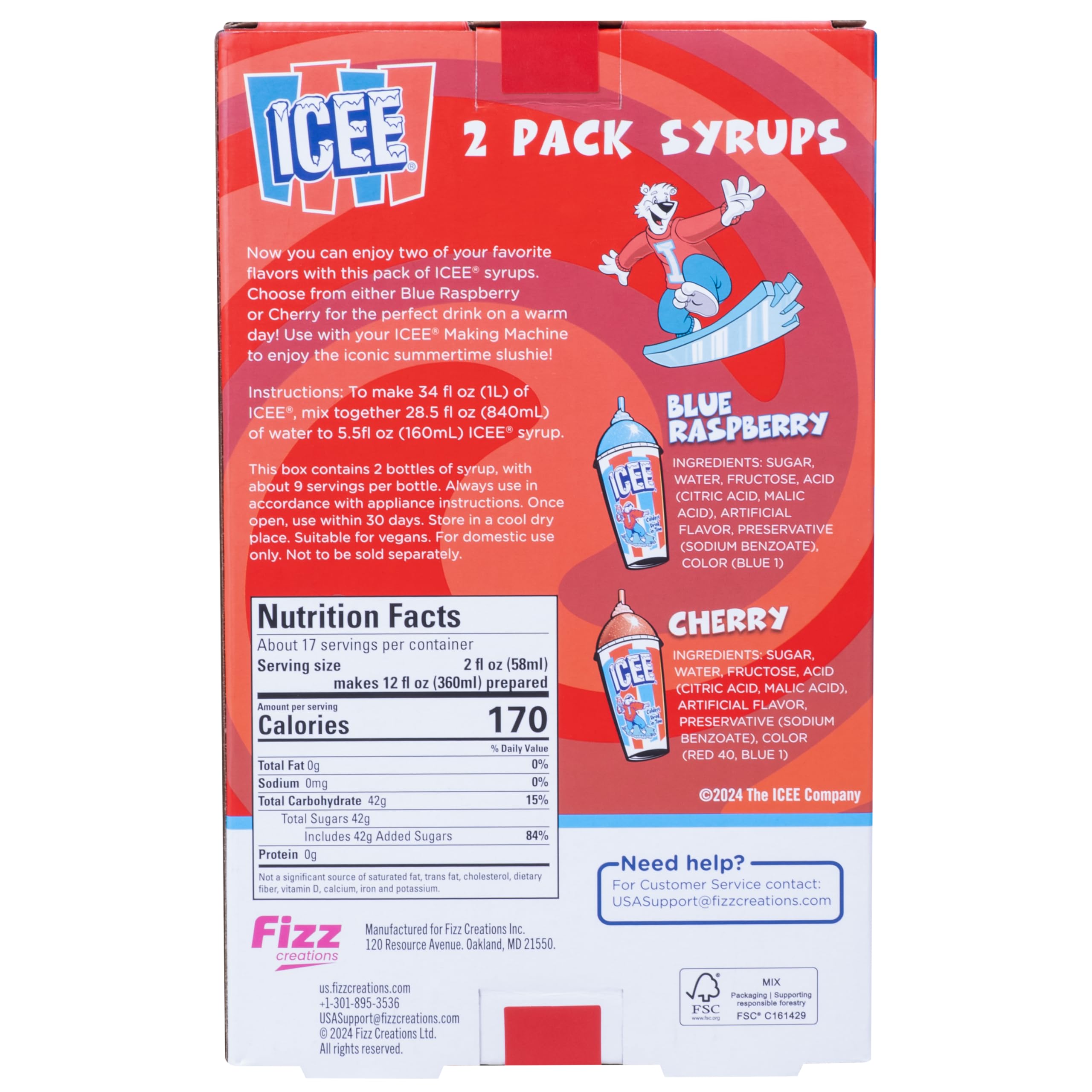 Fizz Creations ICEE party setting with kids and adults enjoying slushies showing crowd-pleasing appeal