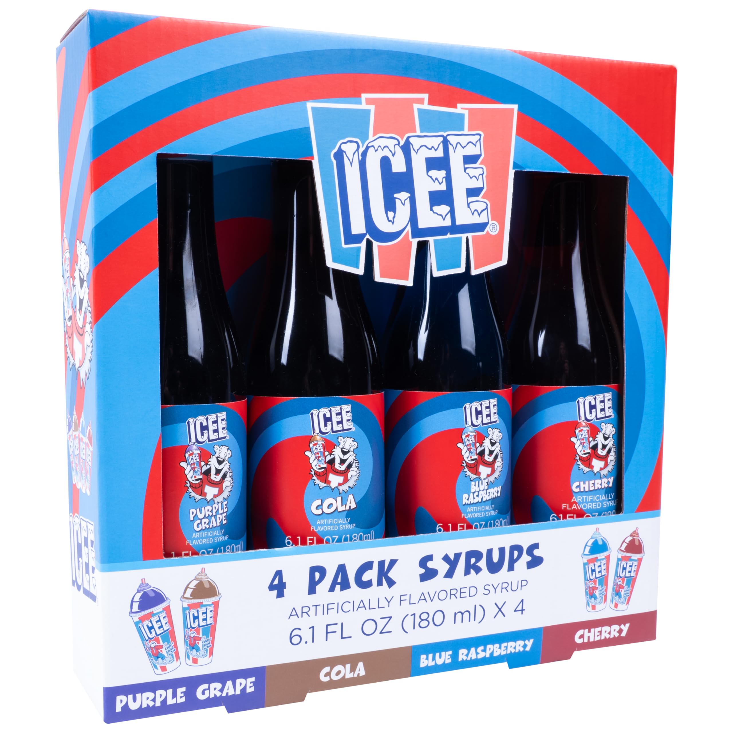 Fizz Creations ICEE on a party table with cups and straws for fun gathering refreshment