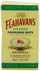 Flahavan's front packaging showing 17.5oz bag and clear branding, ready for pantry use